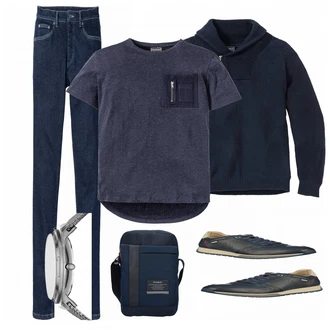 Outfit mit Blau Sportschuh Pikolinos "Cool Bonpix"