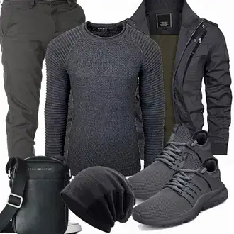 Outfit mit Blau Hut OCTERING "Cooles outfit"