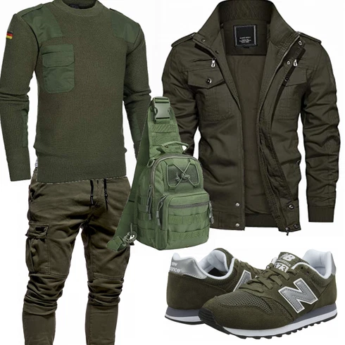 Grün Accessoire/Winter Parka KEFITEVD kombinieren