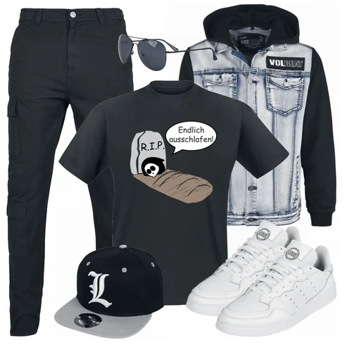 Grau Schuh Sneaker Adidas kombinieren