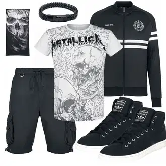 Outfit mit Blau Schuh Sneaker Adidas "Cooles Outfit"