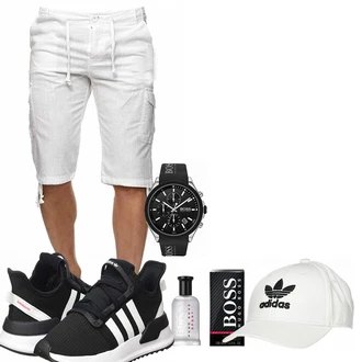Outfit mit Blau Schuh Adidas "Cooles Outfit"