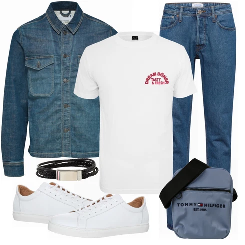 Türkis Sommerjacke SELECTED HOMME kombinieren