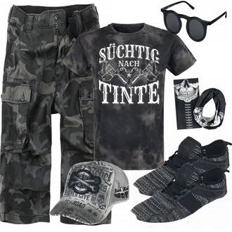 Outfit mit Blau Brandit "Cooles Outfit"