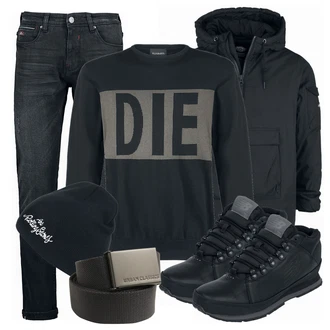 Outfit mit Blau Sneaker New Balance "Cooles Outfit"