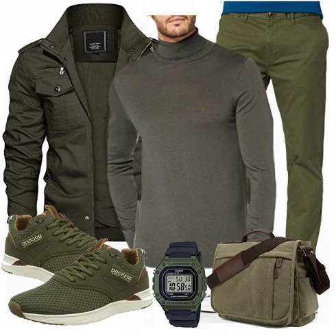 Grün Accessoire/Winter Parka KEFITEVD kombinieren