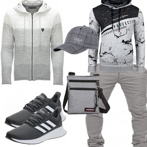 Grau Winter Parka Carisma kombinieren