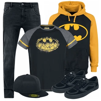 Outfit mit Blau Unkategorisiert Batman, Blau T-Shirt Batman "Cooles Outfit"
