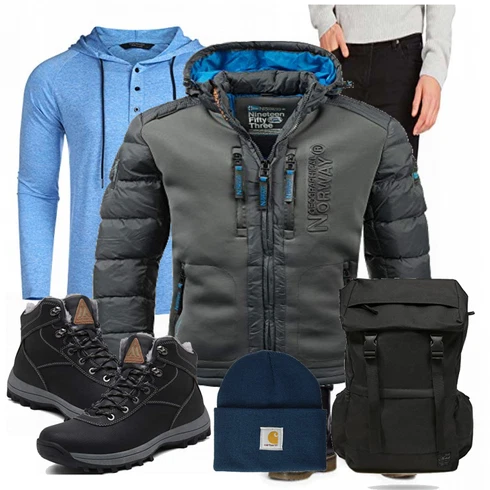 Jacke Winter Parka COOFANDY kombinieren