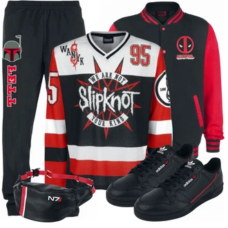 Outfit mit Blau Deadpool "Cooles Outfit"