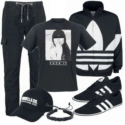 Blau Schuh Sneaker Adidas kombinieren
