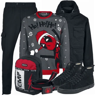 Outfit mit Grau Unkategorisiert Deadpool "Cooles Outfit"