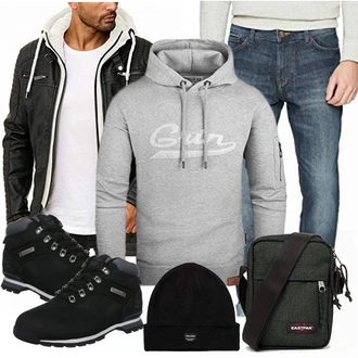 Outfit mit Blau Trachtenmode Timberland "Cooles Outfit"