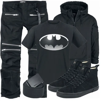 Outfit mit Blau T-Shirt Batman "Cooles Outfit"