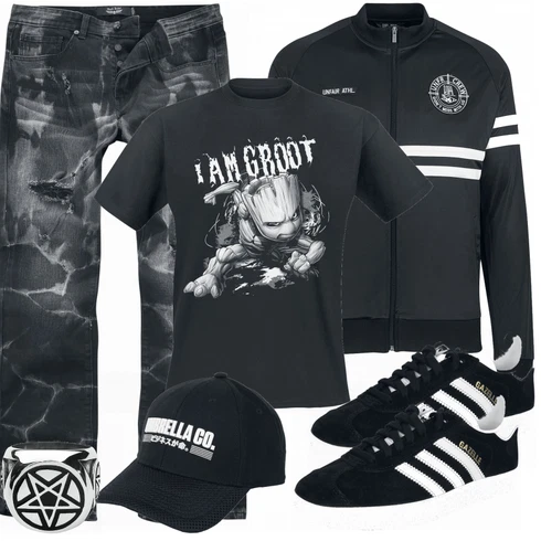 Mischfarben Schuh Sneaker Adidas kombinieren