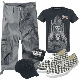 Outfit mit Grau Sneaker Vans "Cooles Outfit"
