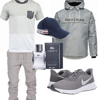 Outfit mit Winter Parka/Regenjacke Rock Creek "Cooles outfit"