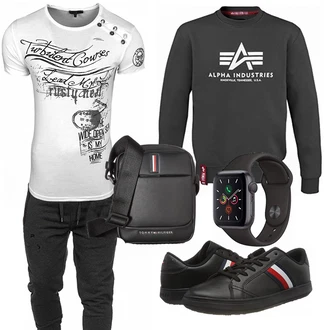 Outfit mit Schwarz Unkategorisiert Apple "Cooles Outfit"