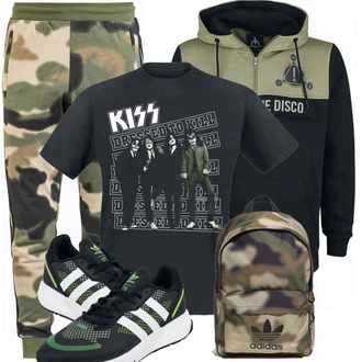 Outfit mit Blau Unkategorisiert Kiss "Cooles Outfit"