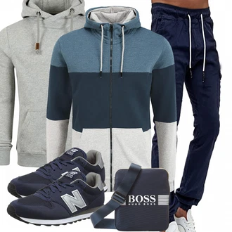 Outfit mit Blau Trachtenmode New Balance "Cooles outfit"