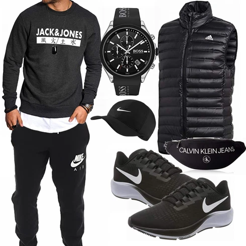 Blau Schuh Boss kombinieren