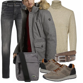 Winter Outfits mit Grau Tom Tailor "Cooles Winter Outfit"