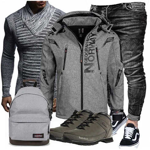 Hemd/Winter Parka Leif Nelson kombinieren