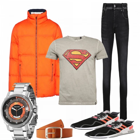 Orange Gürtel G-Star Raw kombinieren