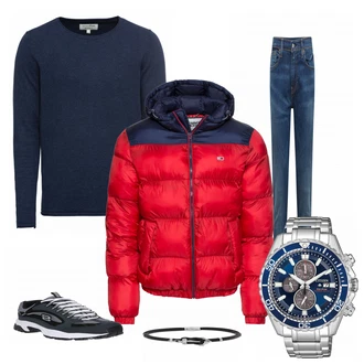Outfit mit Blau Tom Tailor Denim "Crazy"