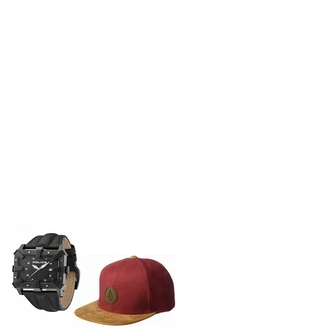 Outfit mit Rot Hut Volcom "CV2"