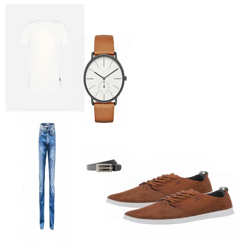 Weiß T-Shirt Only & Sons kombinieren