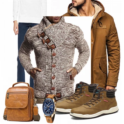 Grün Trachtenmode/Winter Parka Dannto kombinieren