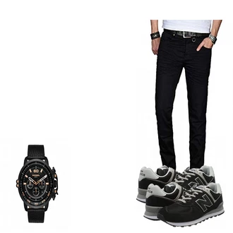 Outfit mit Blau Sneaker/Schuh New Balance "DAVID"