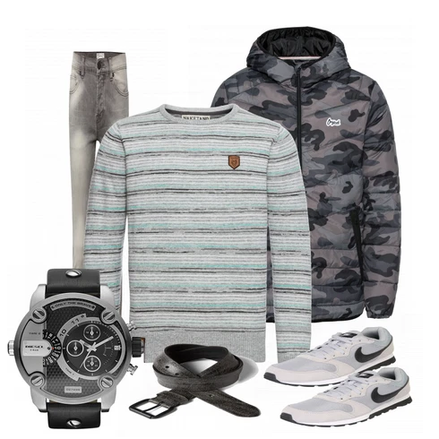 Schwarz Accessoire Gürtel Tom Tailor Denim kombinieren