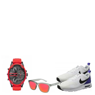 Outfit mit Grau Schuh Nike "David"