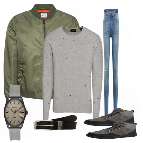 Blau Accessoire Gürtel Tom Tailor Denim kombinieren