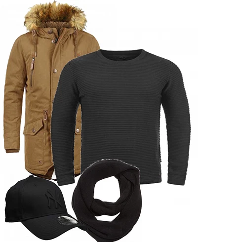 Blau Overall Produkt kombinieren