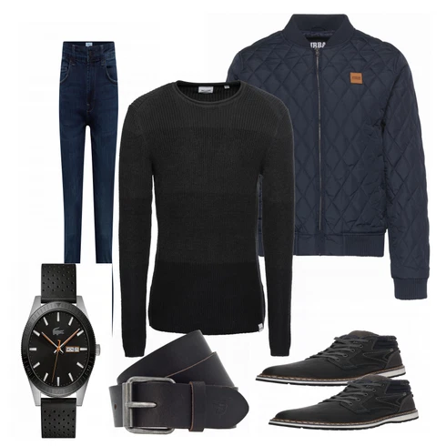 Blau Accessoire Gürtel Tom Tailor Denim kombinieren