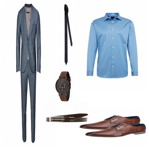 Blau Casual Hemd SELECTED HOMME kombinieren