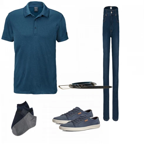 Grau/Blau Strumpf & Strumpfhose Tchibo kombinieren