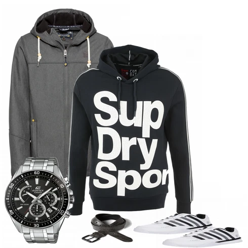 Schwarz Accessoire Gürtel Tom Tailor Denim kombinieren