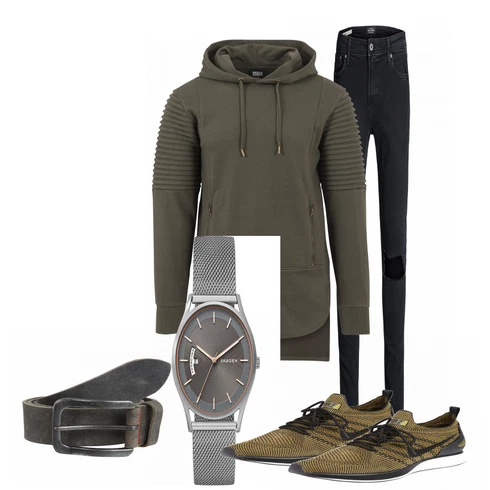 Grau Uhr Skagen kombinieren
