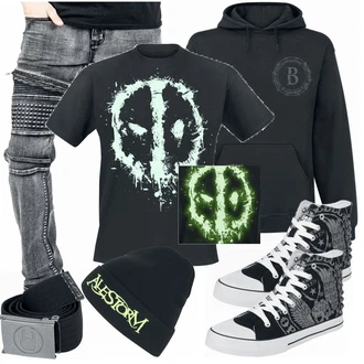 Outfit mit Blau Unkategorisiert Deadpool "Einzigartiger Look"