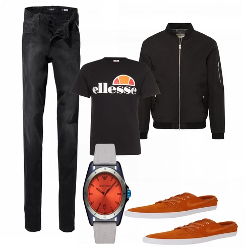 Orange Schuh Sneaker Nike kombinieren