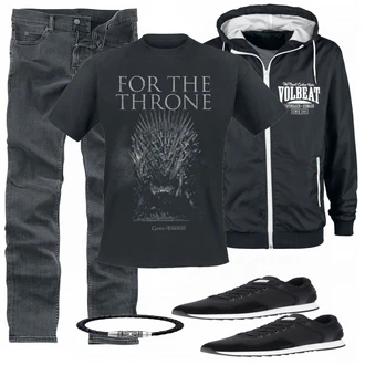 Outfit mit Schwarz Sneaker G-Star Raw "EMP"