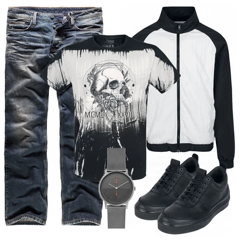 Mischfarben T-Shirt Rock Creek kombinieren