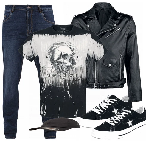 Mischfarben T-Shirt Rock Creek kombinieren