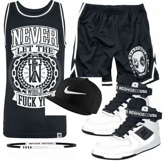 Outfit mit Mischfarben Deadpool "EMP"