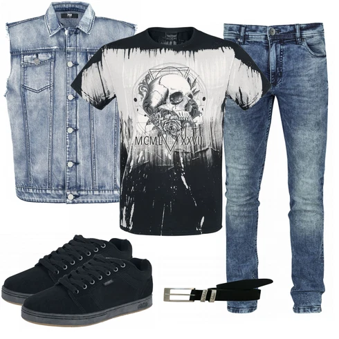 Mischfarben T-Shirt Rock Creek kombinieren