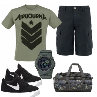Outfit mit Braun Tasche The North Face "EMP look"